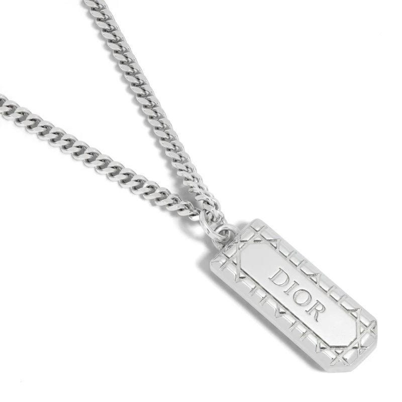 商品Dior|Dior 迪奥 男士银色银制项链,价格¥5515,第6张图片详细描述