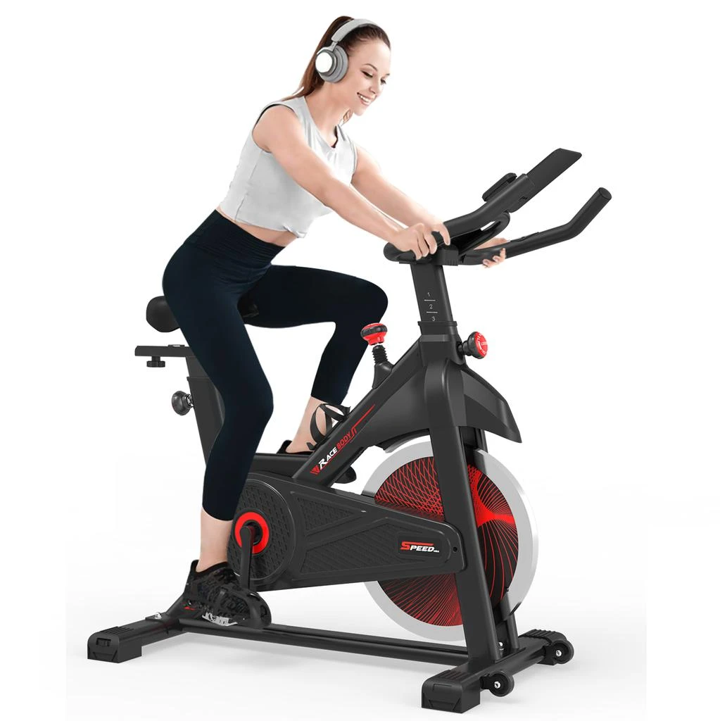 商品Simplie Fun|Indoor Cycling Exercise Bike Stationary,价格¥2823,第2张图片详细描述