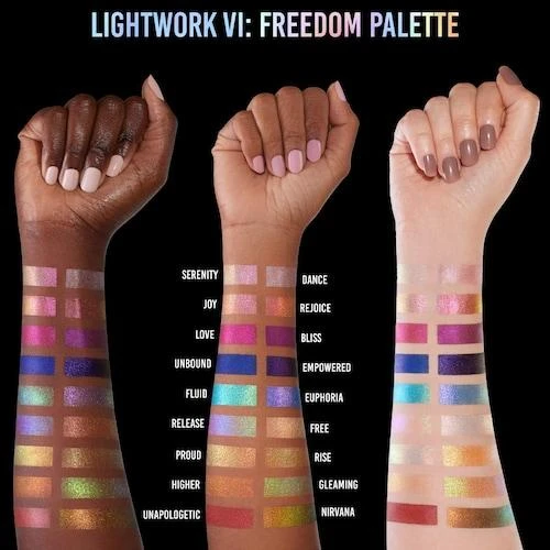 商品Danessa Myricks Beauty|LIGHTWORK VI The Freedom Palette: Magnetic, Customizable, Stackable Palette with Illuminating Pigments for Eyes, Face & Lips,价格¥1001,第1张图片详细描述