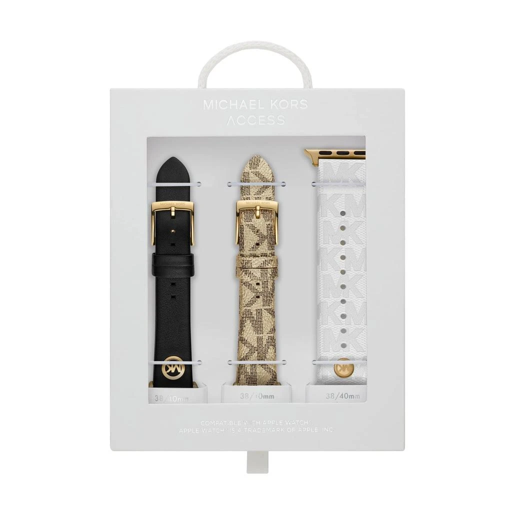 商品Michael Kors|38 mm/40 mm/41 mm Leather Apple Watch® Band Interchangeable Set,价格¥1871,第3张图片详细描述