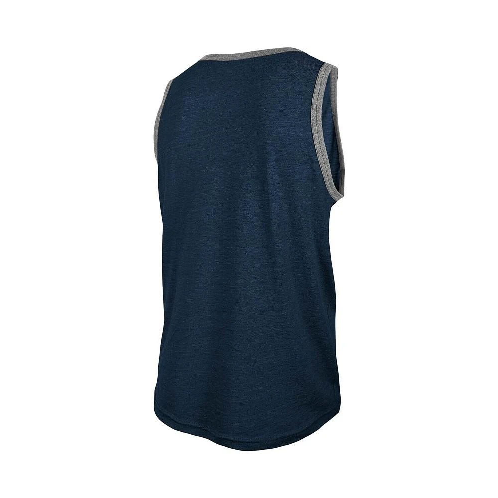 商品New Era|Men's Heathered Navy Chicago Bears Ringer Tri-Blend Tank Top,价格¥210,第4张图片详细描述