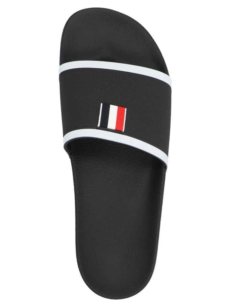 商品Thom Browne|Thom Browne Rubber Pool Sliders,价格¥2854,第3张图片详细描述