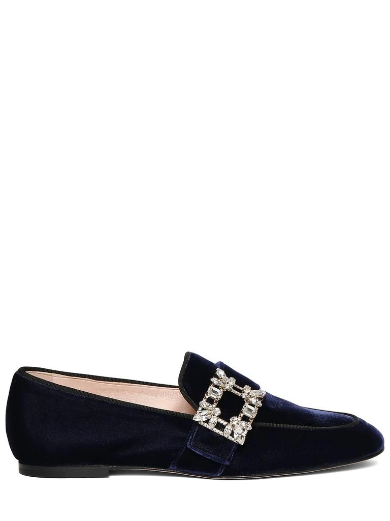 商品Roger Vivier|10mm Mini Rv Velvet Loafers,价格¥11103,第1张图片