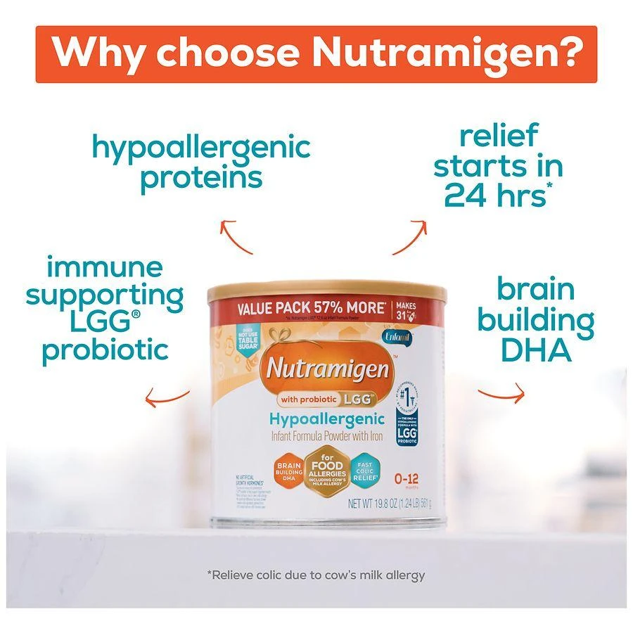 Enfamil Nutramigen Lipil 安敏健乳蛋白深度水解婴幼儿特殊�配方奶粉1段 561g 商品