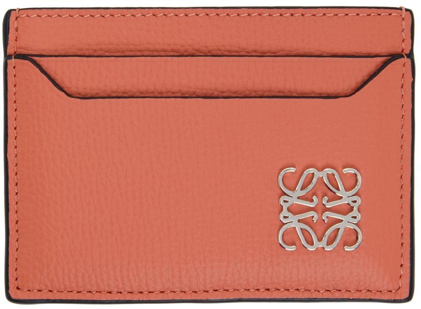 商品Loewe|Pink Anagram Plain Card Holder,价格¥1705,第1张图片