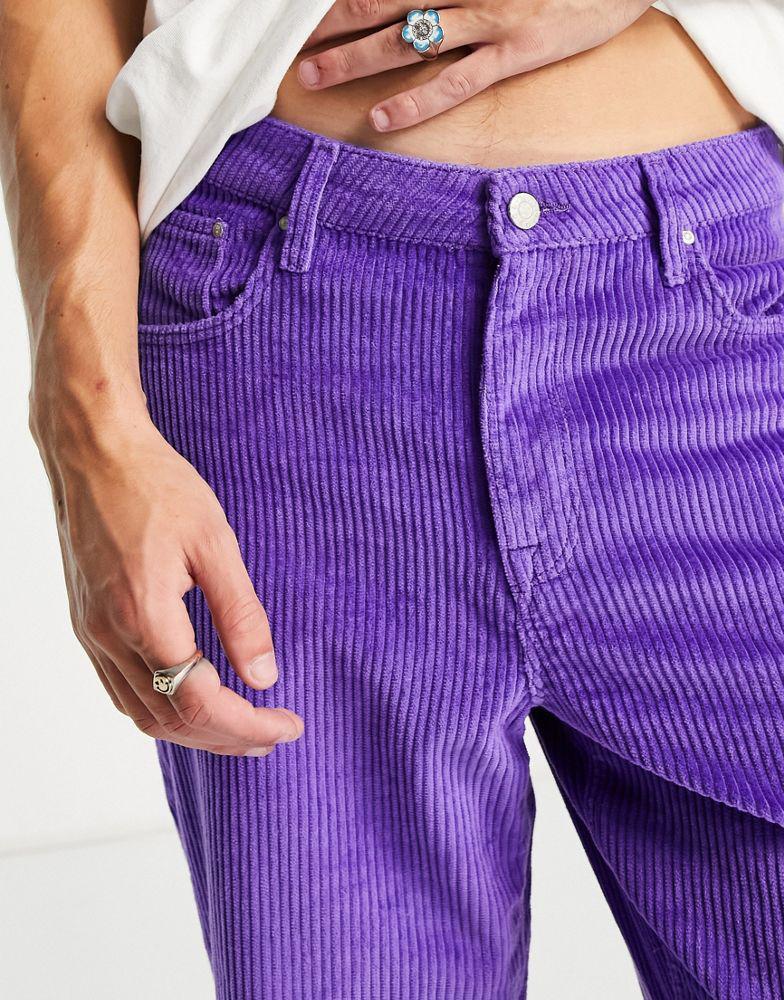 商品ASOS|ASOS DESIGN co-ord baggy jeans in purple corduroy,价格¥296,第5张图片详细描述