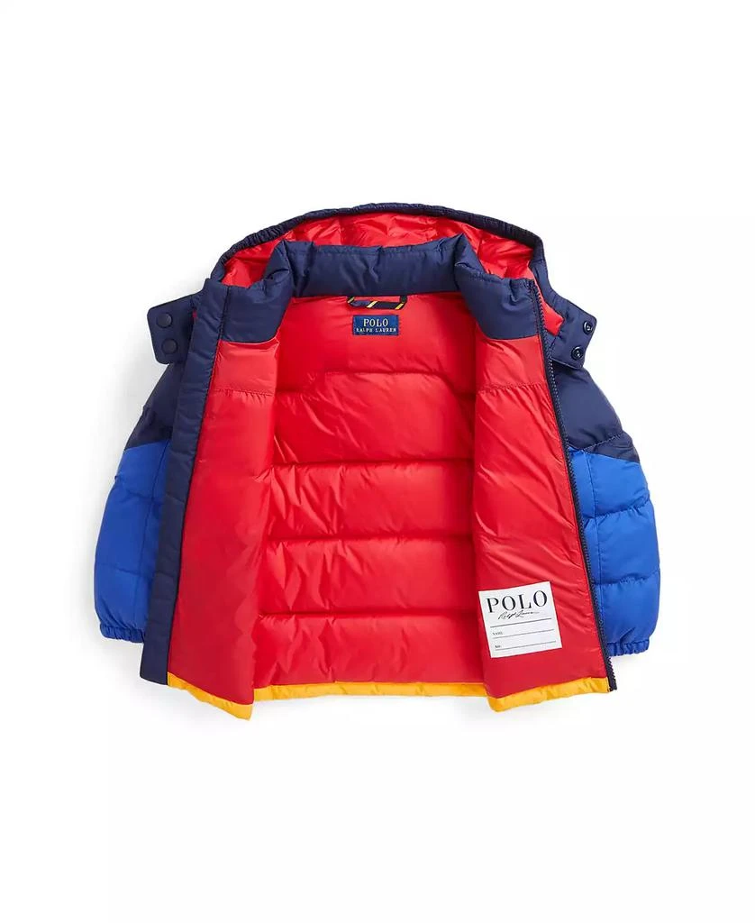 商品Ralph Lauren|Toddler and Little Boys Ripstop Down Hooded Jacket,价格¥1204,第4张图片详细描述