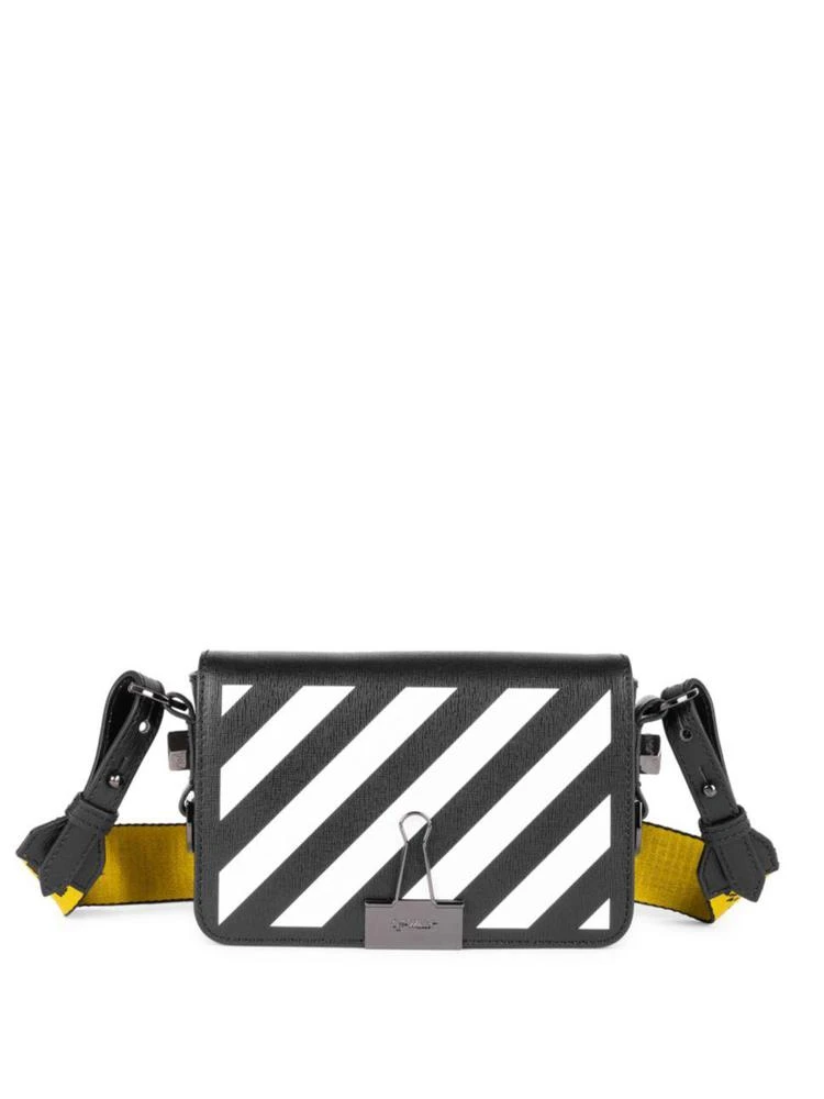 商品Off-White|Mini Diagonal Stripe Binder Clip Shoulder包,价格¥6818,第1张图片