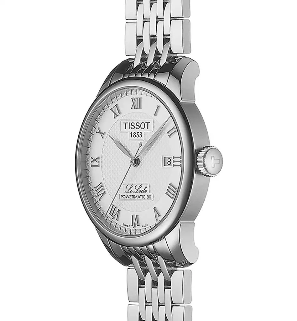 商品Tissot|Men's Swiss Le Locle Stainless Steel Bracelet Watch 39mm,价格¥5049,第4张图片详细描述