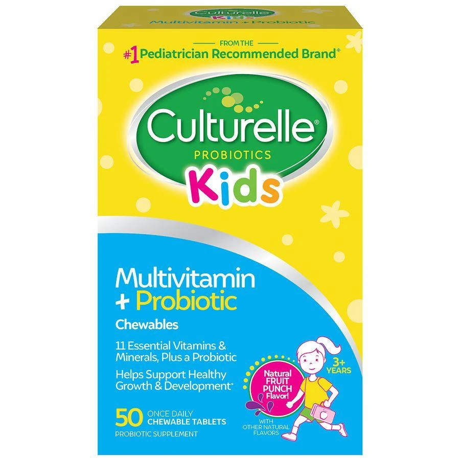 商品Culturelle|儿童益生菌综合维生素咀嚼片 水果味,价格¥193,第1张图片