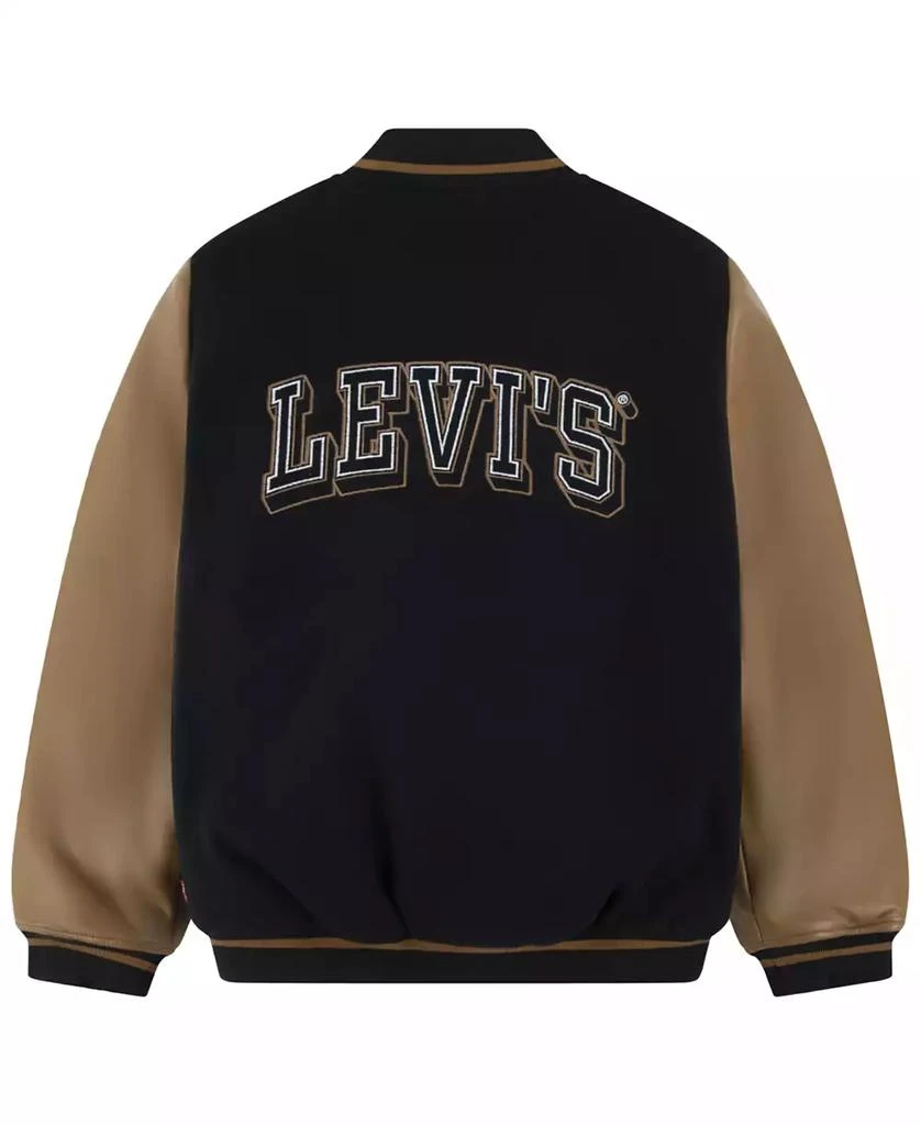 商品Levi's|Big Boys Chenille Patch Varsity Jacket,价格¥791,第2张图片详细描述