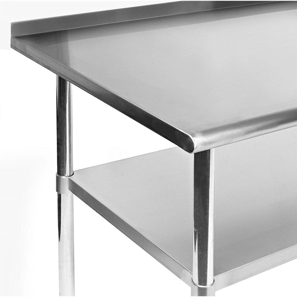 商品QuikFurn|Stainless Steel 48 x 24 inch Heavy Duty Kitchen Work Table,价格¥1658,第3张图片详细描述