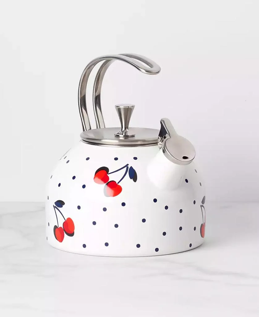 商品Kate Spade|new york Vintage Cherry Dot Tea Kettle,价格¥441,第3张图片详细描述