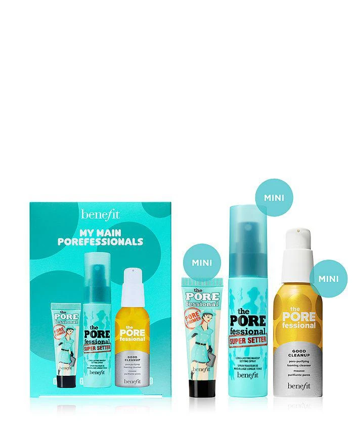 商品Benefit Cosmetics|My Main POREfessionals Mini Value Set ($44 value),价格¥262,第2张图片详细描述