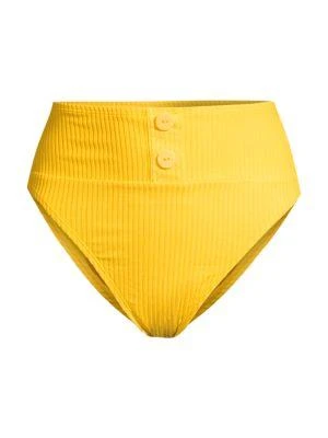商品Profile by Gottex|Ribbed High-Waist Bikini Bottom,价格¥80,第4张图片详细描述