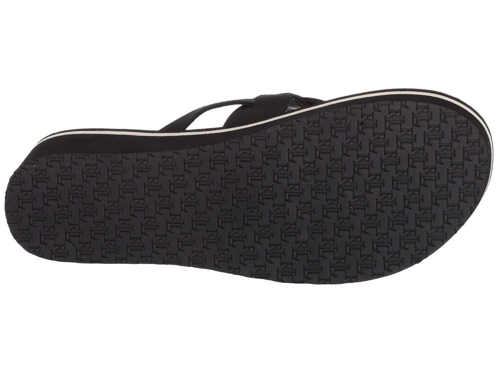商品Ralph Lauren|Rosalind Wedge Sandal,价格¥445,第5张图片详细描述