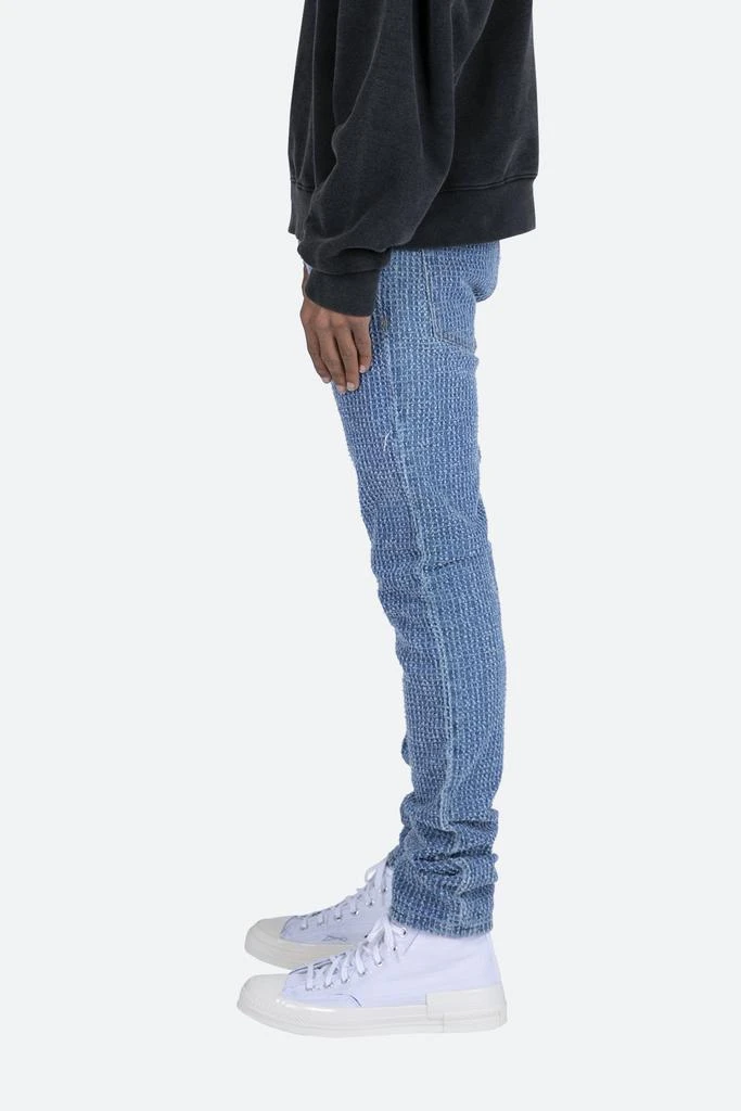 商品MNML|M308 Jacquard Slim Denim - Blue,价格¥363,第3张图片详细描述