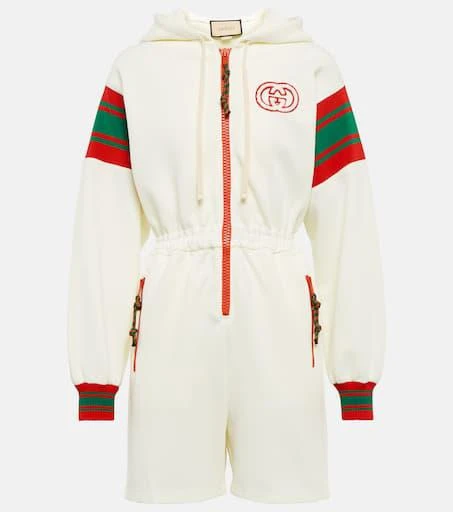 商品Gucci|Logo playsuit,价格¥13919,第1张图片