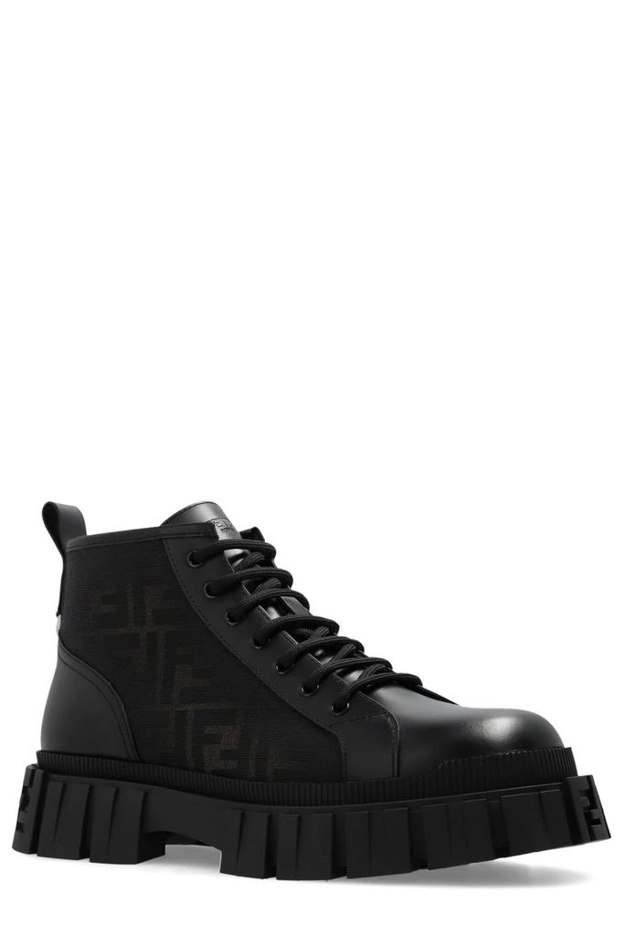 商品Fendi|Fendi Monogrammed Lace-Up Ankle Boots,价格¥9829,第2张图片详细描述