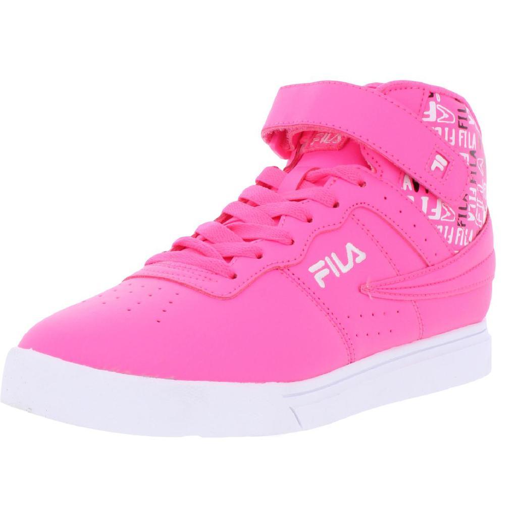 商品Fila|Fila Boys Vulc 13 Print Reveal Faux Leather High-Top Fashion Sneakers,价格¥103,第1张图片