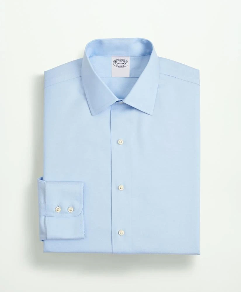 商品Brooks Brothers|Stretch Supima® Cotton Non-Iron Twill Ainsley Collar Dress Shirt,价格¥959,第4张图片详细描述