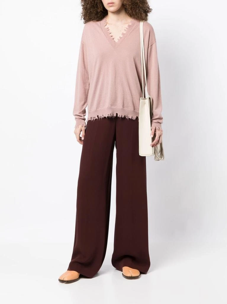 商品Uma Wang|UMA WANG WOMEN LONG SLEEVE V NECK TOP,价格¥1635,第3张图片详细描述
