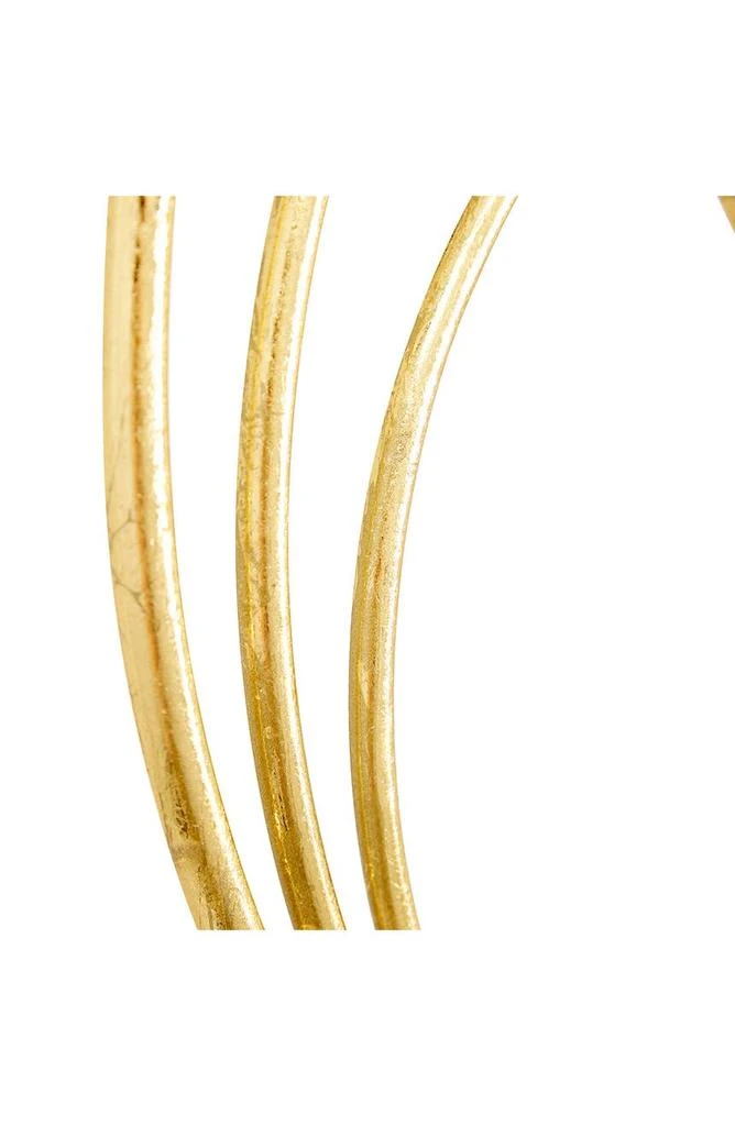 商品COSMO BY COSMOPOLITAN|Goldtone Metal Abstract Sculpture with Black Base,价格¥251,第3张图片详细描述
