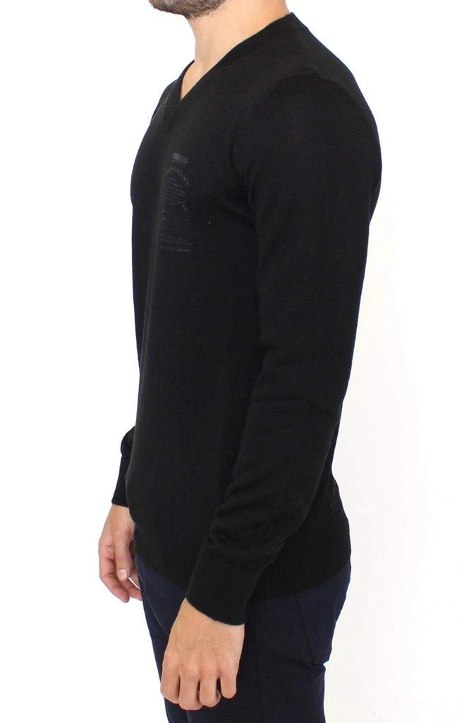 商品ERMANNO|ERMANNO SCERVINO Men Wool Blend V-neck Pullover Sweater,价格¥1250,第2张图片详细描述