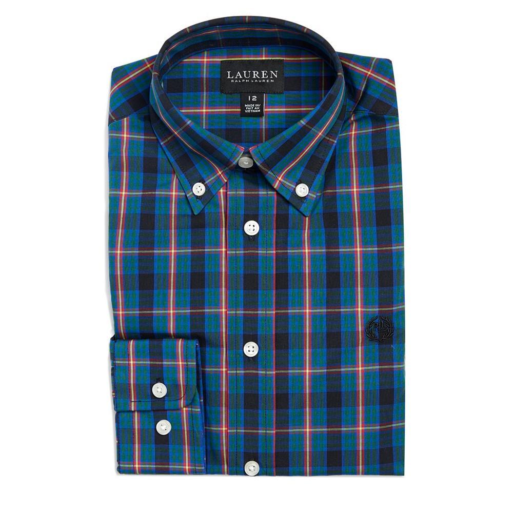 商品Ralph Lauren|Big Boys Plaid Classic Shirt,价格¥194,第1张图片
