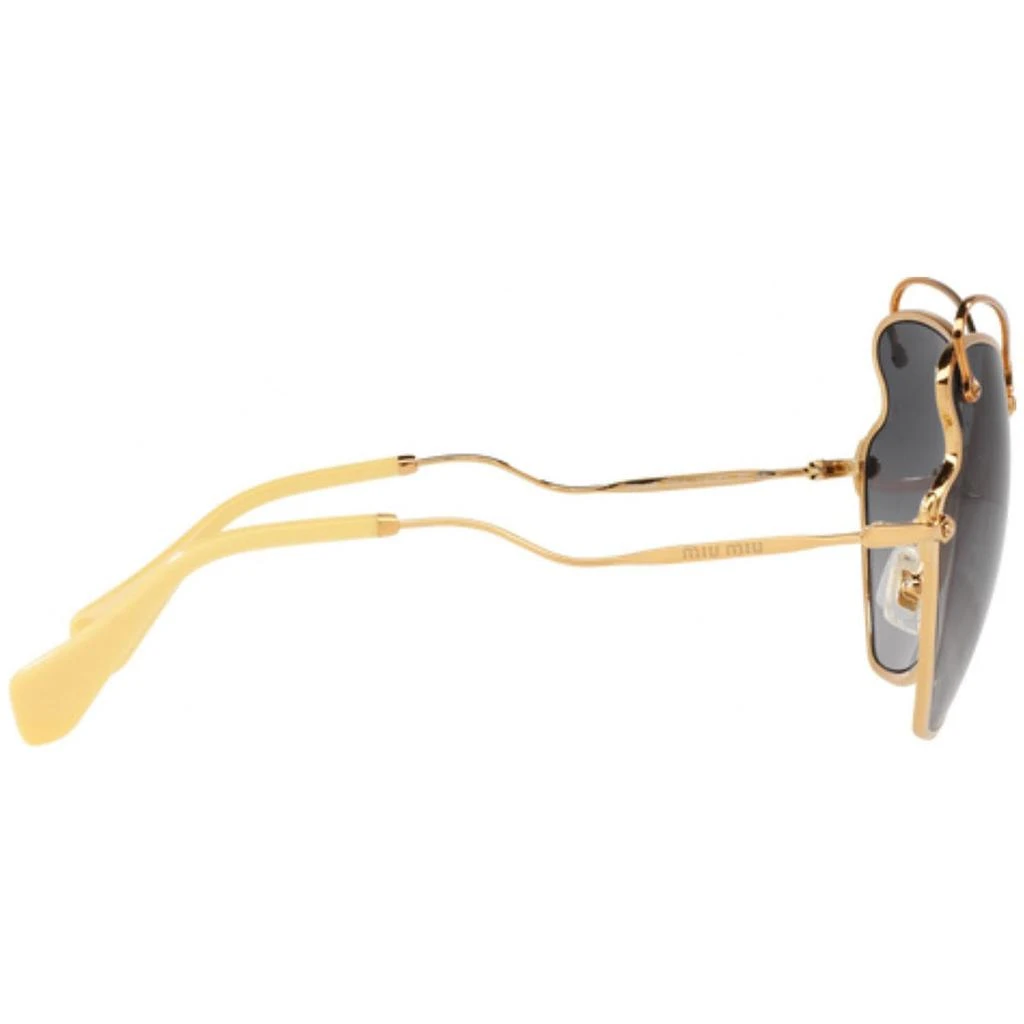 商品Miu Miu|Miu Miu Women's Sunglasses - Antique Gold Metal Frame Grey Lenses | 56RS-7OE3E265,价格¥1070,第5张图片详细描述