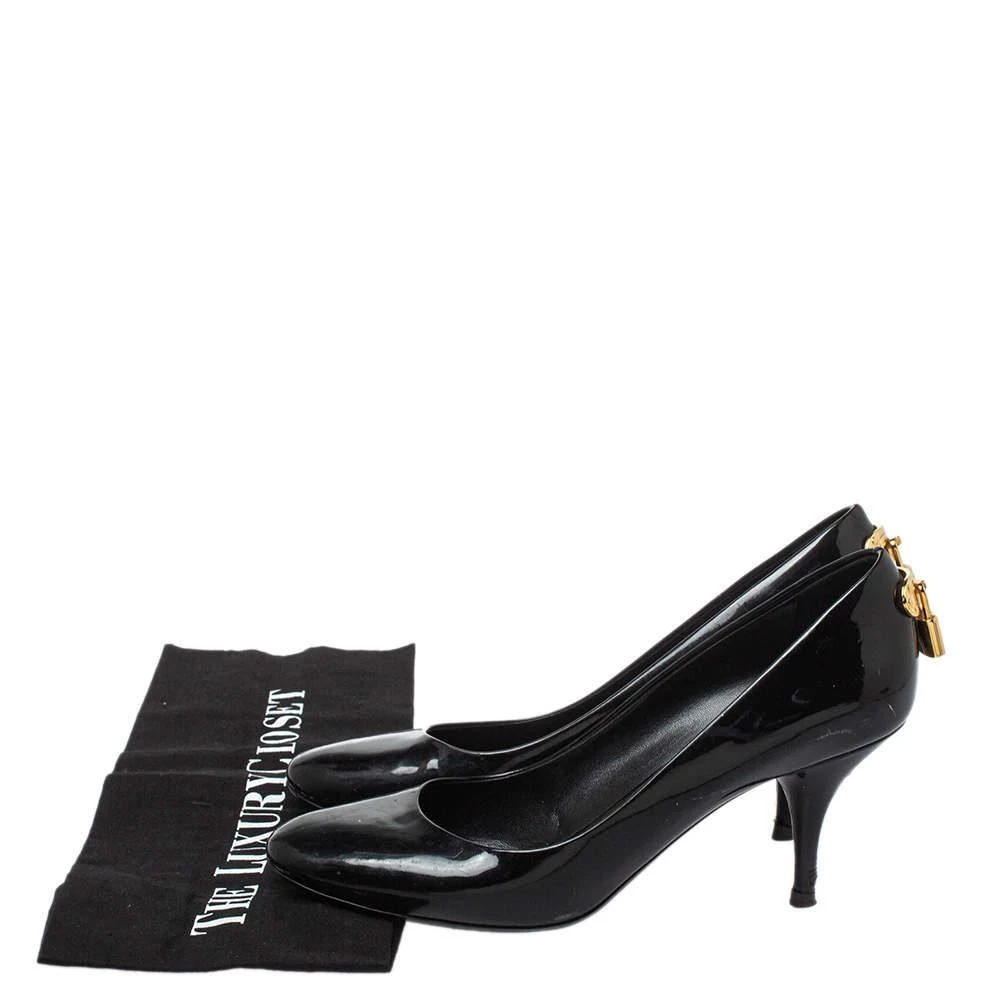 Louis Vuitton Black Patent Leather Oh Really! Pumps Size 37.5 商品