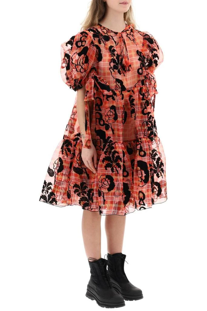 商品CHOPOVA LOWENA|Chopova Lowena Orla Layered Puff Sleeved Tartan Dress,价格¥5915,第2张图片详细描述