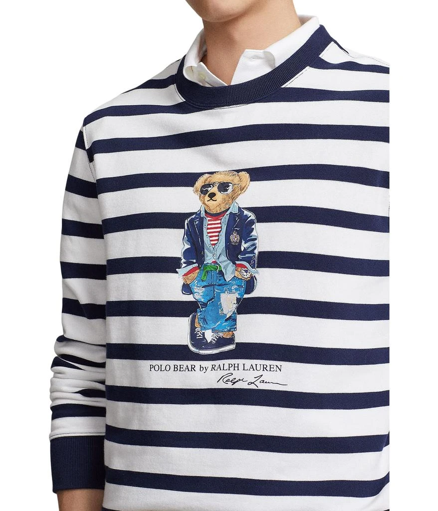 商品Ralph Lauren|Polo Bear Striped Fleece Sweatshirt,价格¥830,第3张图片详细描述