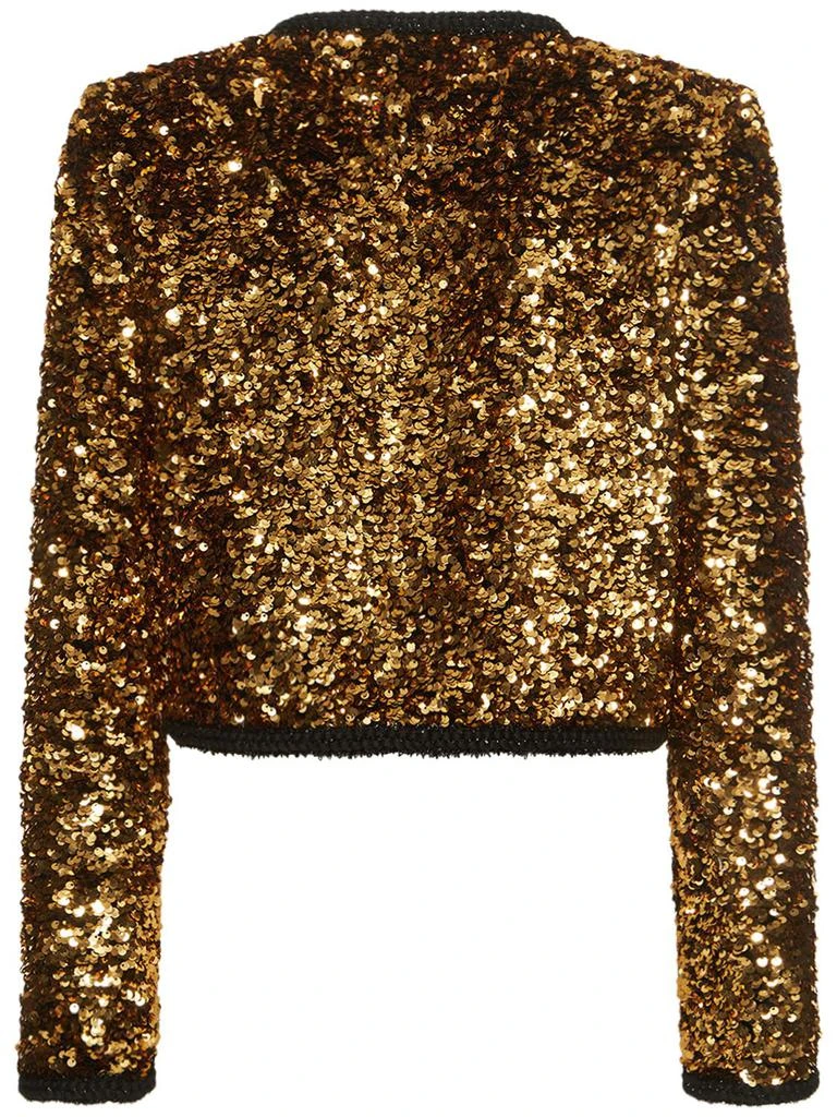 商品Self Portrait|Sequined Cropped Jacket,价格¥3130,第4张图片详细描述