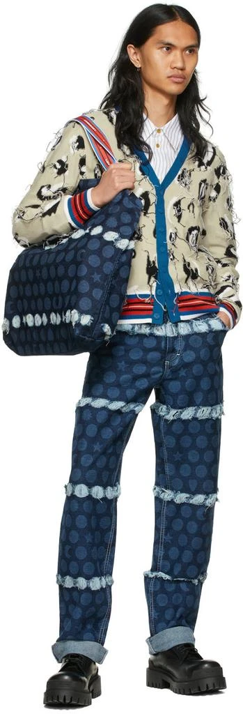 商品Charles Jeffrey Loverboy|Beige Guddle Animal Cardigan,价格¥1488,第4张图片详细描述