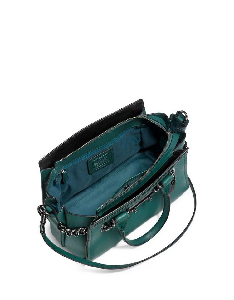 商品Coach|Chain Leather Satchel,价格¥1674,第3张图片详细描述