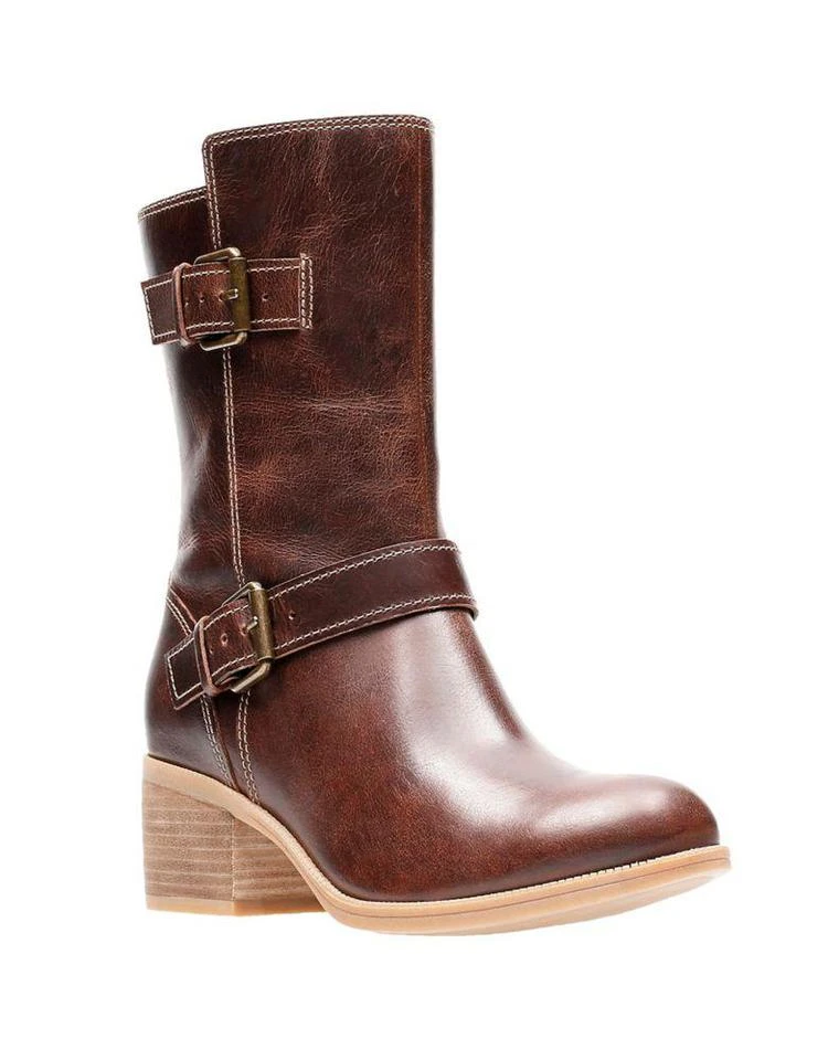 商品Clarks|Maypearl Leather Boots,价格¥1353,第1张图片