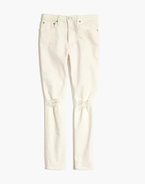 商品Madewell|The High-Rise Slim Boyjean in Tile White,价格¥635,第5张图片详细描述