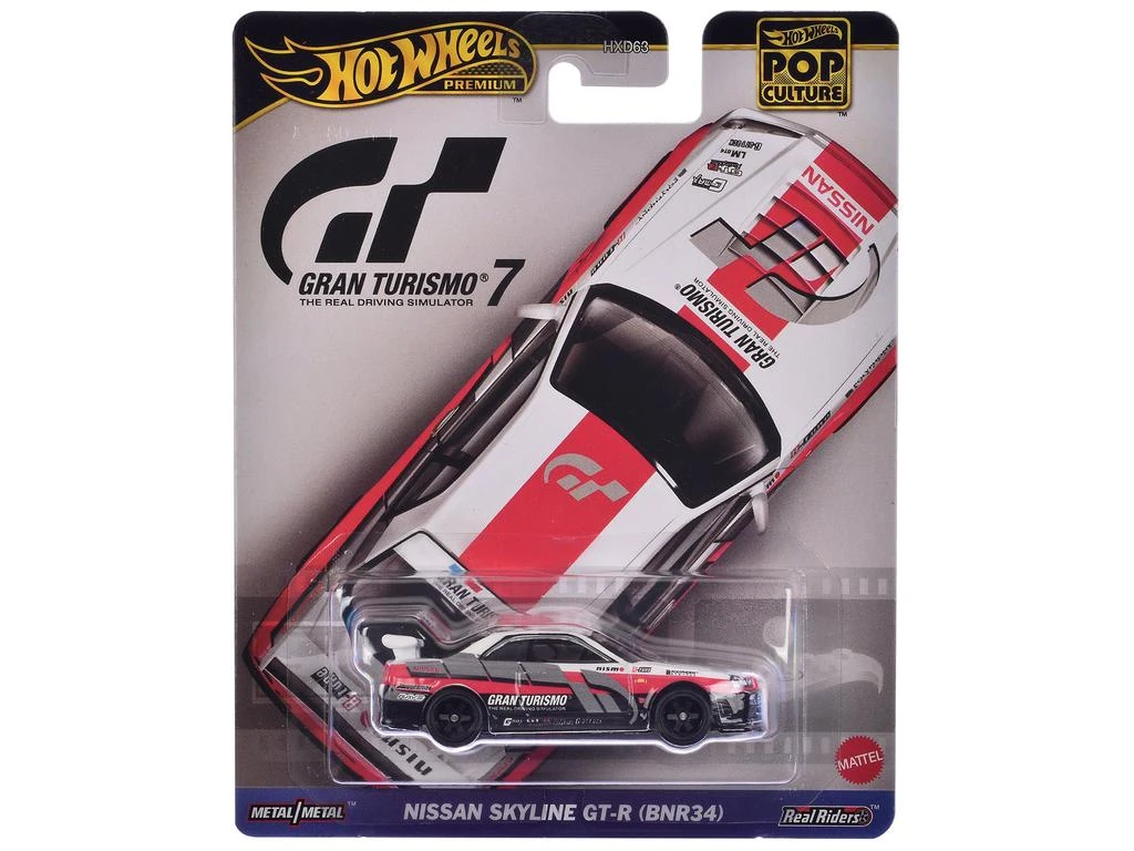 商品Hotwheels|Nissan GT-R Nismo GT3 #23 White "Gran Turismo 7" Video Game Diecast Model Car by Hot Wheels,价格¥193,第1张图片