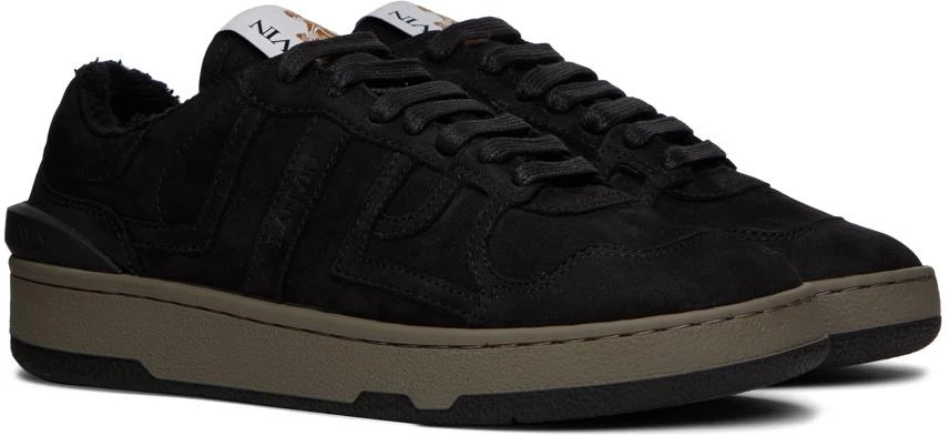 商品Lanvin|Black 'The Clay' Sneakers,价格¥2394,第4张图片详细描述