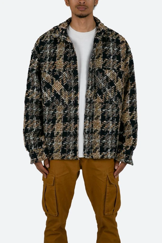 商品MNML|Heavyweight Woven Flannel - Brown/Navy,价格¥489,第1张图片