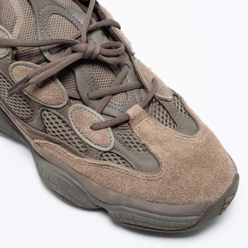 Yeezy x Adidas Brown/Olive Green Mesh and Suede 500 Clay Sneakers Size 47 1/3 商品