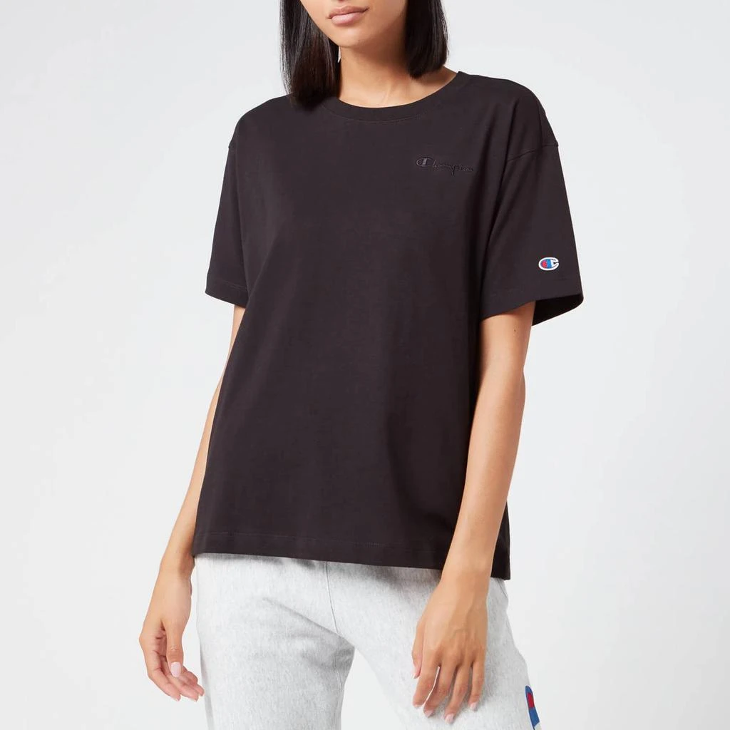 商品CHAMPION|Champion Women's Oversized Crew Neck T-Shirt - Black,价格¥150,第1张图片