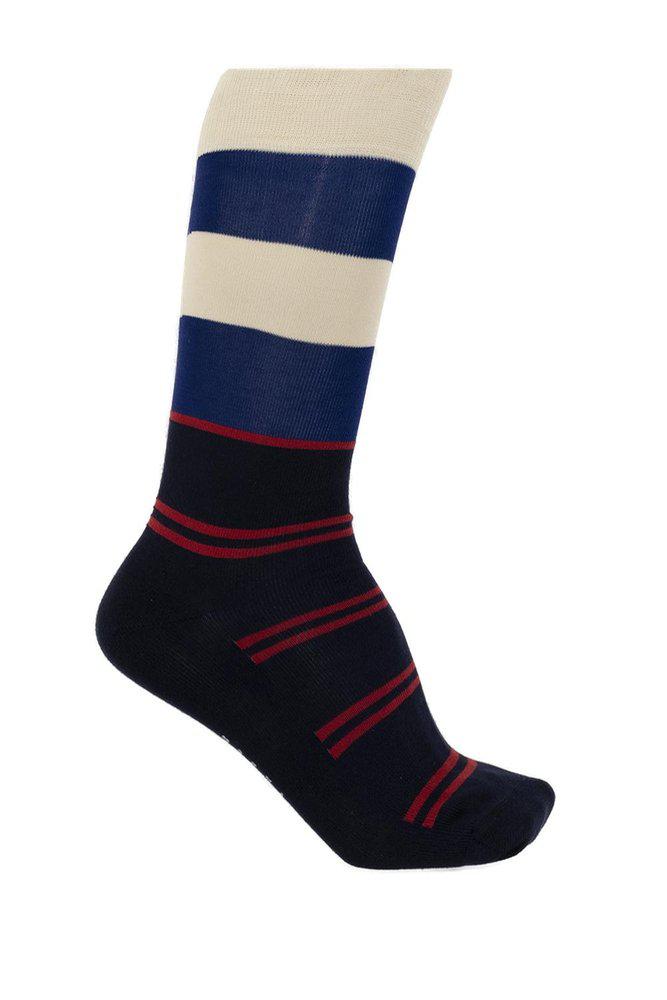 Marni Horizontal Striped Ribbed Knit Socks商品第1张图片规格展示