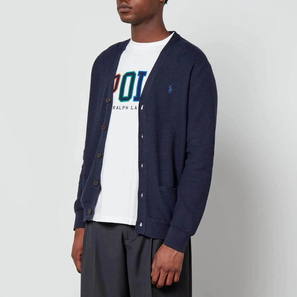 商品Ralph Lauren|Polo Ralph Lauren Logo-Embroidered Cotton Cardigan,价格¥857,第1张图片