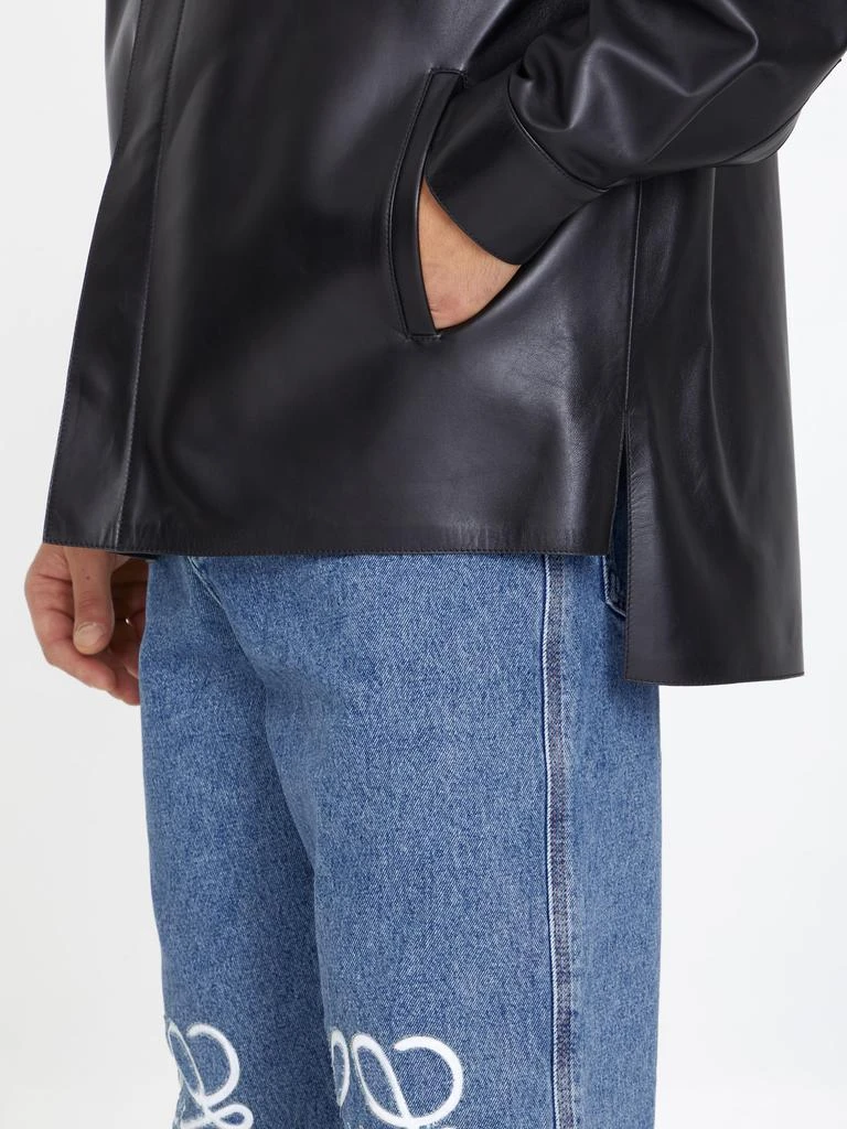 商品Loewe|Black leather jacket,价格¥15106,第5张图片详细描述