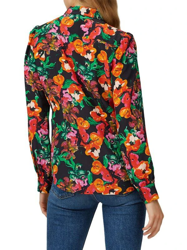 商品[二手商品] Diane von Furstenberg|Floral Silk Shirt,价格¥344,第2张图片详细描述