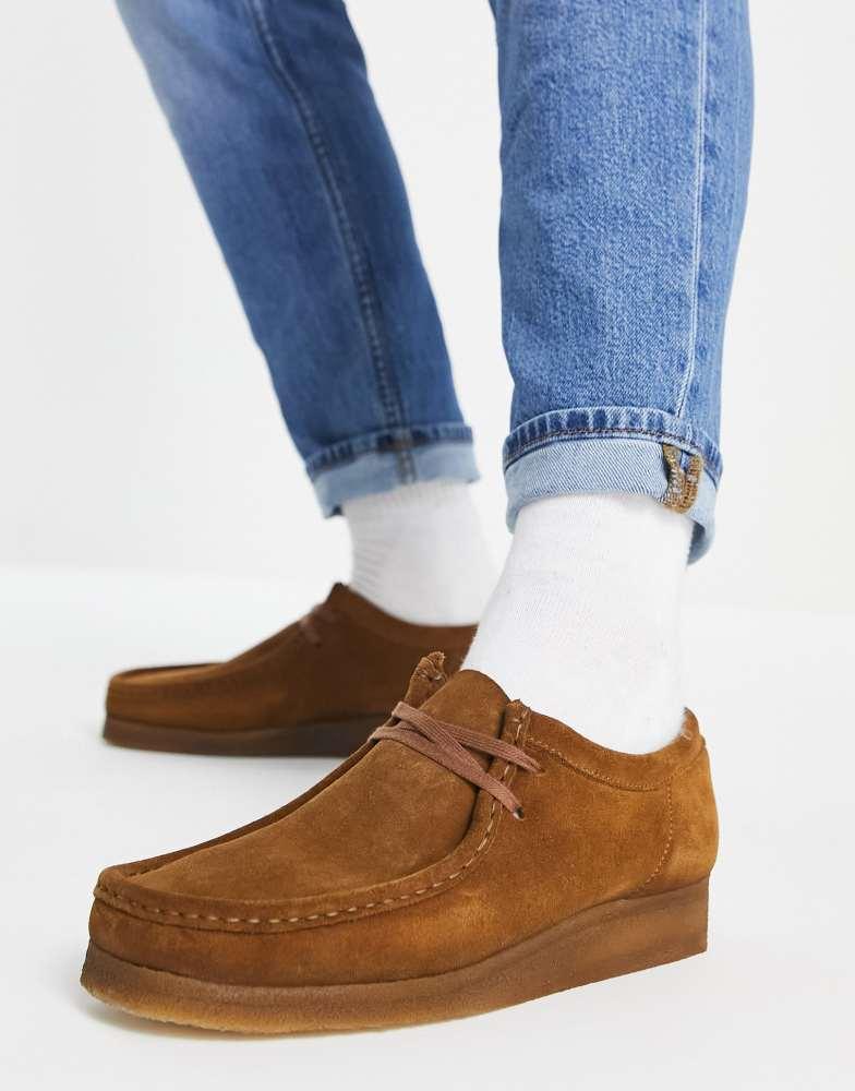 Clarks wallabees cola suede ワラビー　コーラスエード Clarks Originals wallabee shoes in cola suede – On Sale Now with