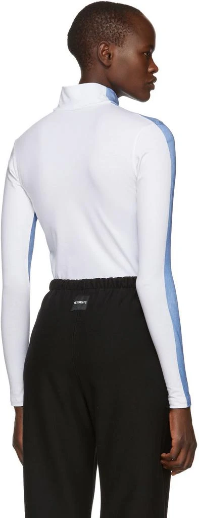 商品Vetements|Blue Shirt Print Bodysuit,价格¥3548,第3张图片详细描述