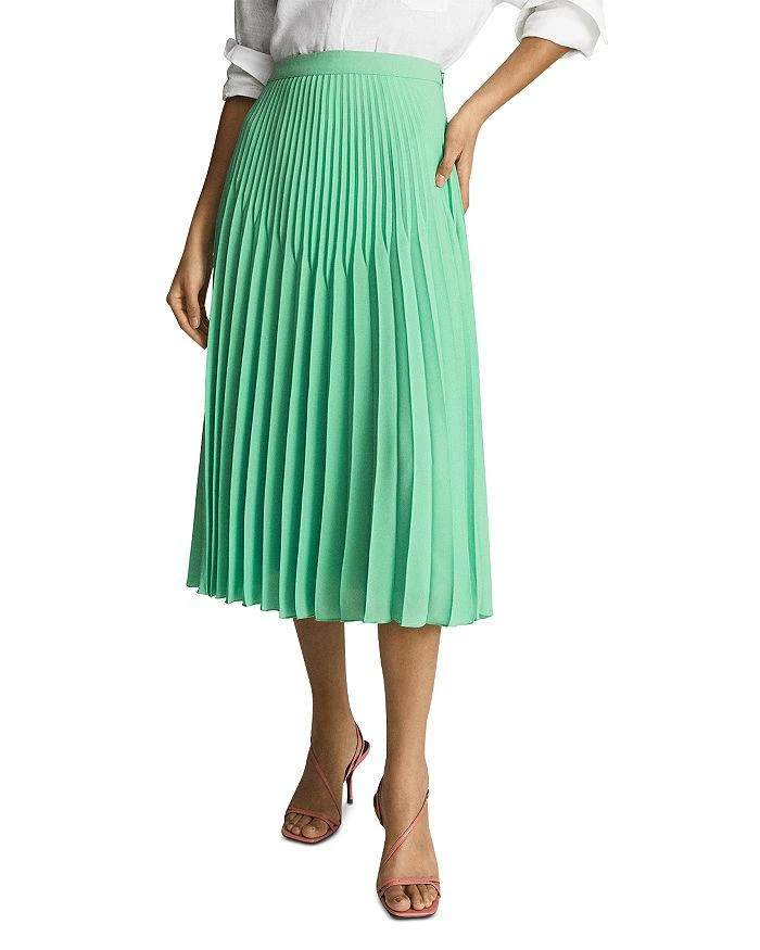 商品REISS|Izzie Pleated Midi Skirt,价格¥962,第1张图片